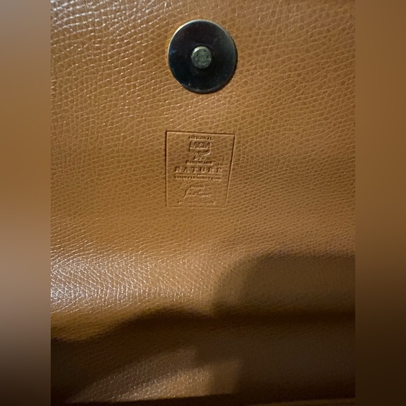 MCM Vintage Gold Hardware Leather Tote Bag - Picture 4 of 11